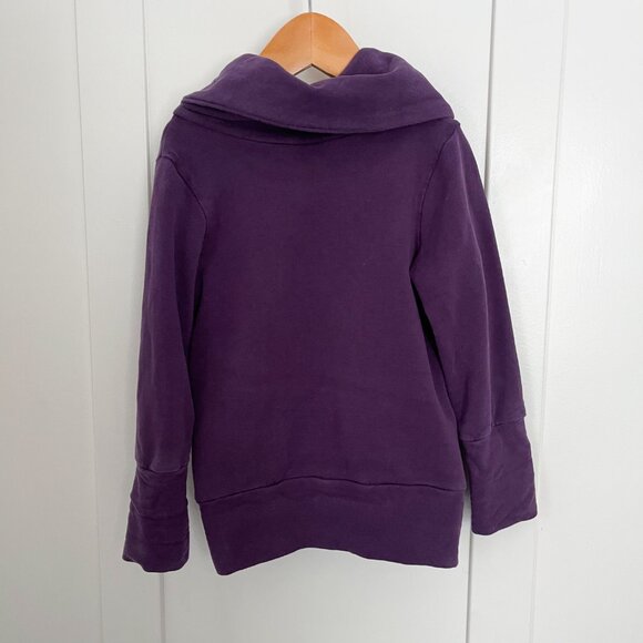 1-3Y Munchkin and Sprout Purple Grow with Me Cowl Neck Sweater, Sweatshirt - Picture 11 of 13